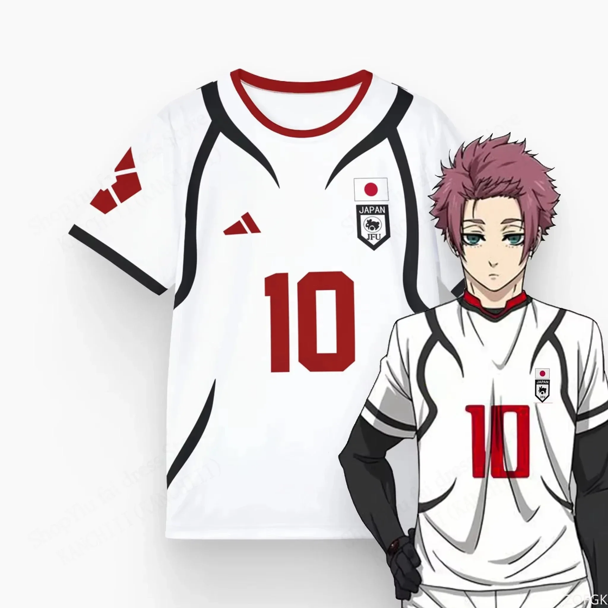 Esports Gaming Sleeve - Mens Anime Jersey Blue Lock Sae
