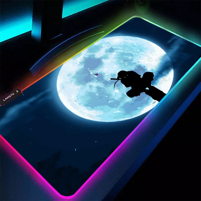 Esports Gaming Laptop - RGB Large Mouse Pad 90x40cm Naruto