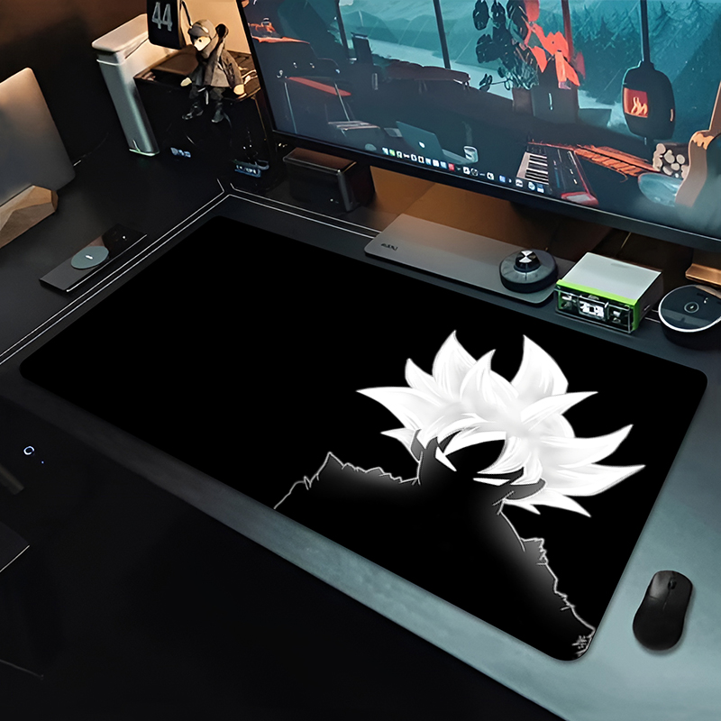 Esports Gaming Desk - DBZ Black Anime Mouse Pad Dragon
