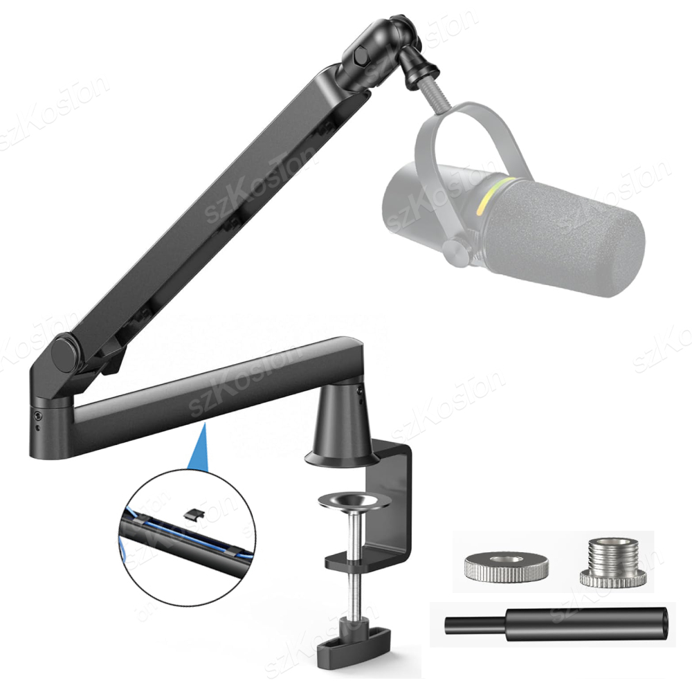 Microphone Arm Boom - Professional Studio Low Profile Mic Arm