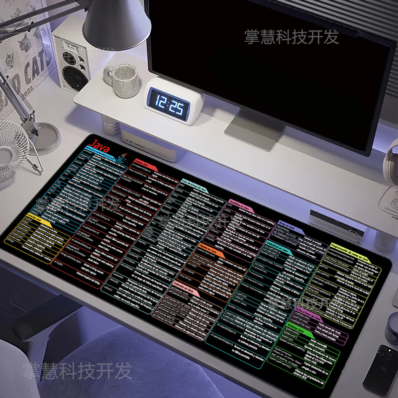 Esports Gaming Desk - Spanish Java Programing Mouse Pad Large