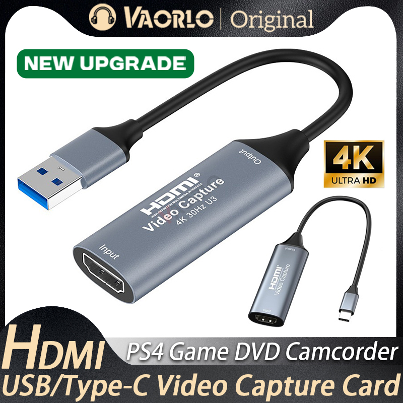 Capture Card 4K Hdmi - 4K USB3.0/Type-C Video Capture Card HDMI-compatible