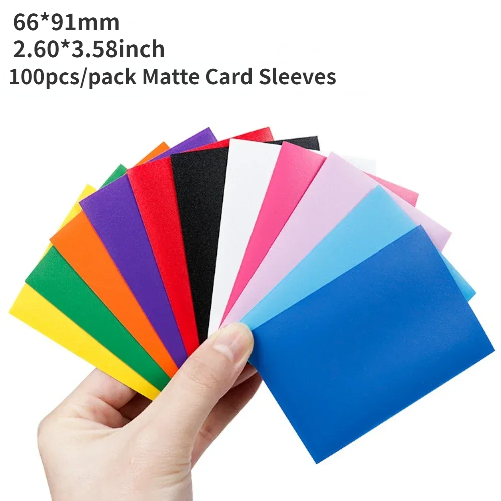 Esports Gaming Sleeve - 100PCS 66x91mm Matte Card Sleeves Standard
