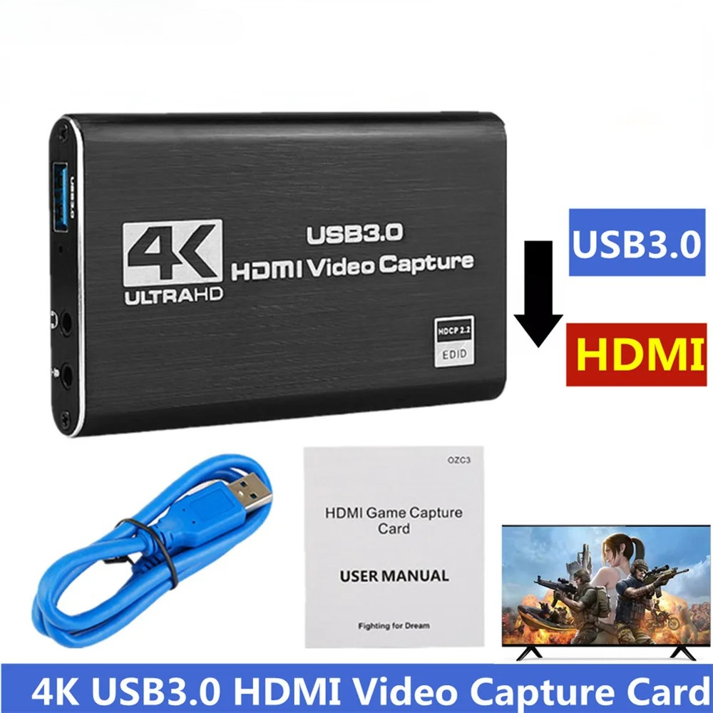 4K USB 3.0 Video Capture Card  - Capture Card 4K Hdmi 评论和价格