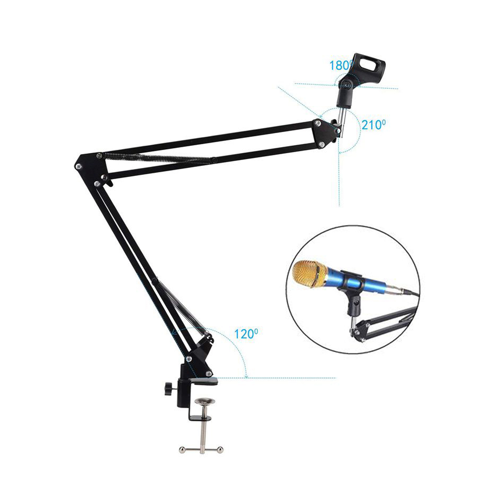 Foldable Metal Extendable Micr - Microphone Arm Boom 评论和价格