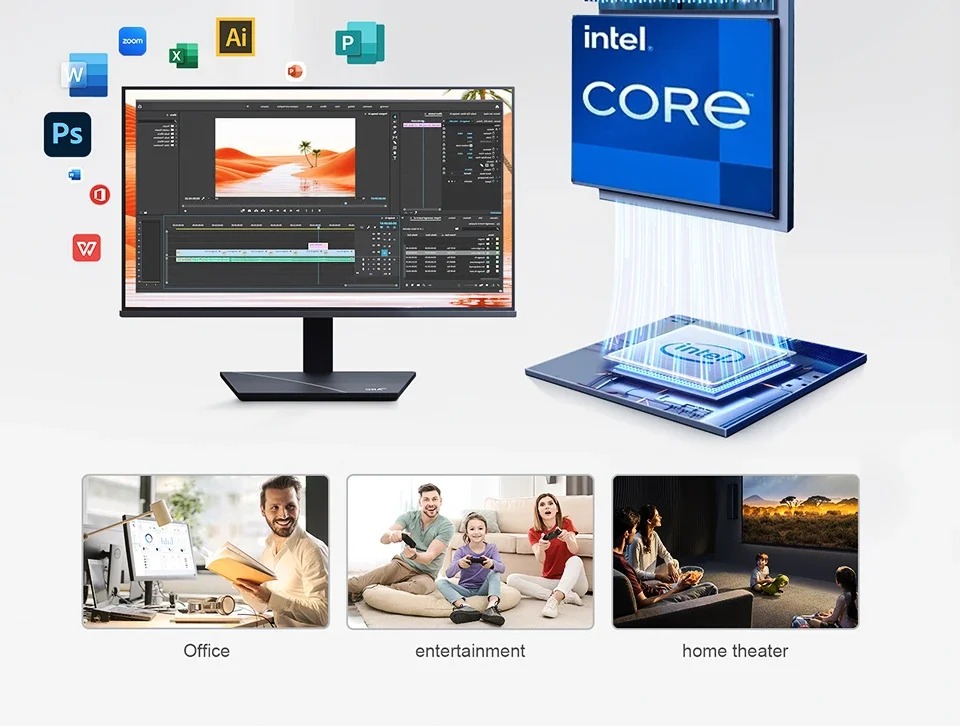 NEW MINI PC Computer Intel Cor - Esports Gaming Sleeve 评论和价格