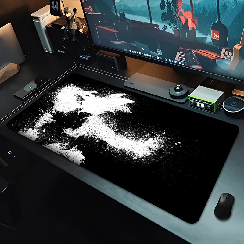 DBZ Black Anime Mouse Pad Drag - Esports Gaming Desk 评论和价格