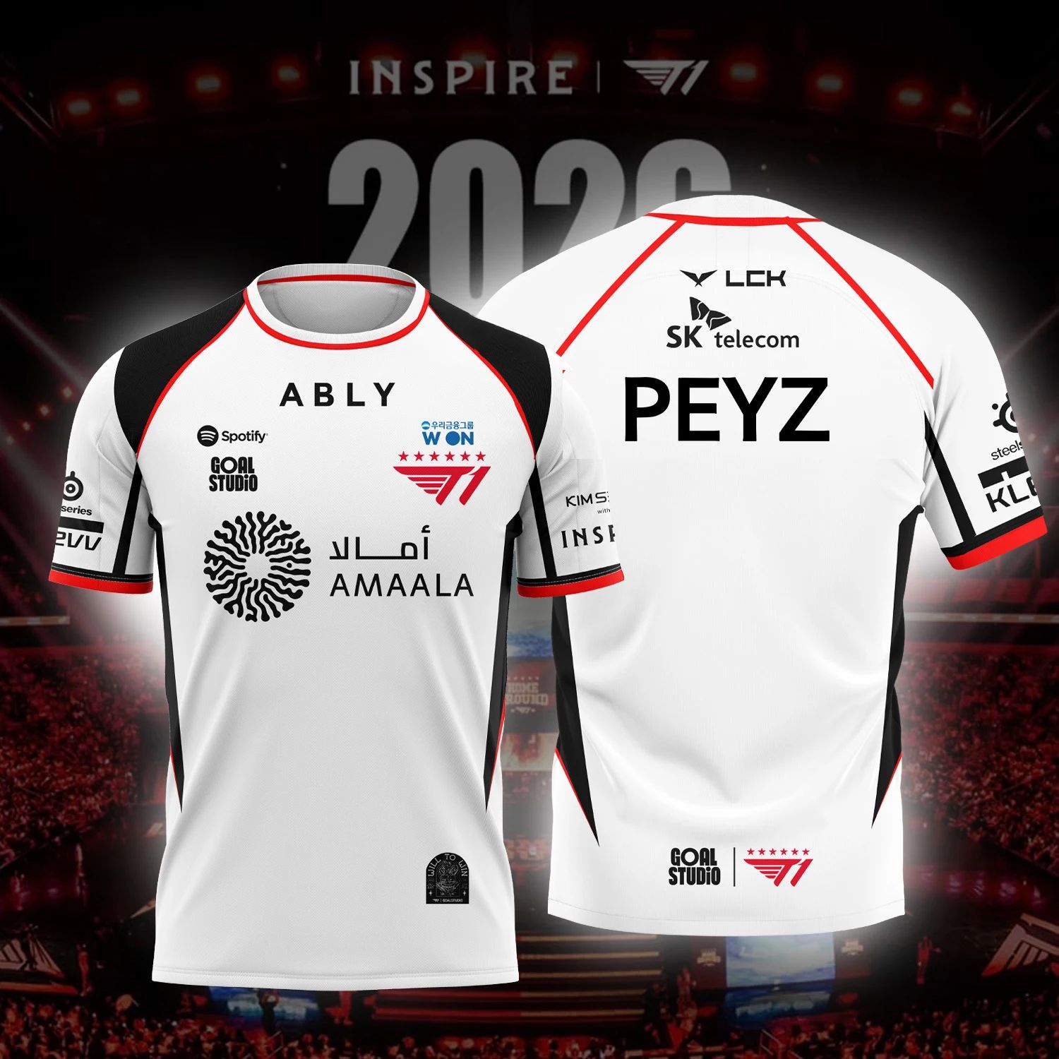2026 NEW T1 ESPORTS TEAM JERSE - Esports Gaming Jersey 评论和价格