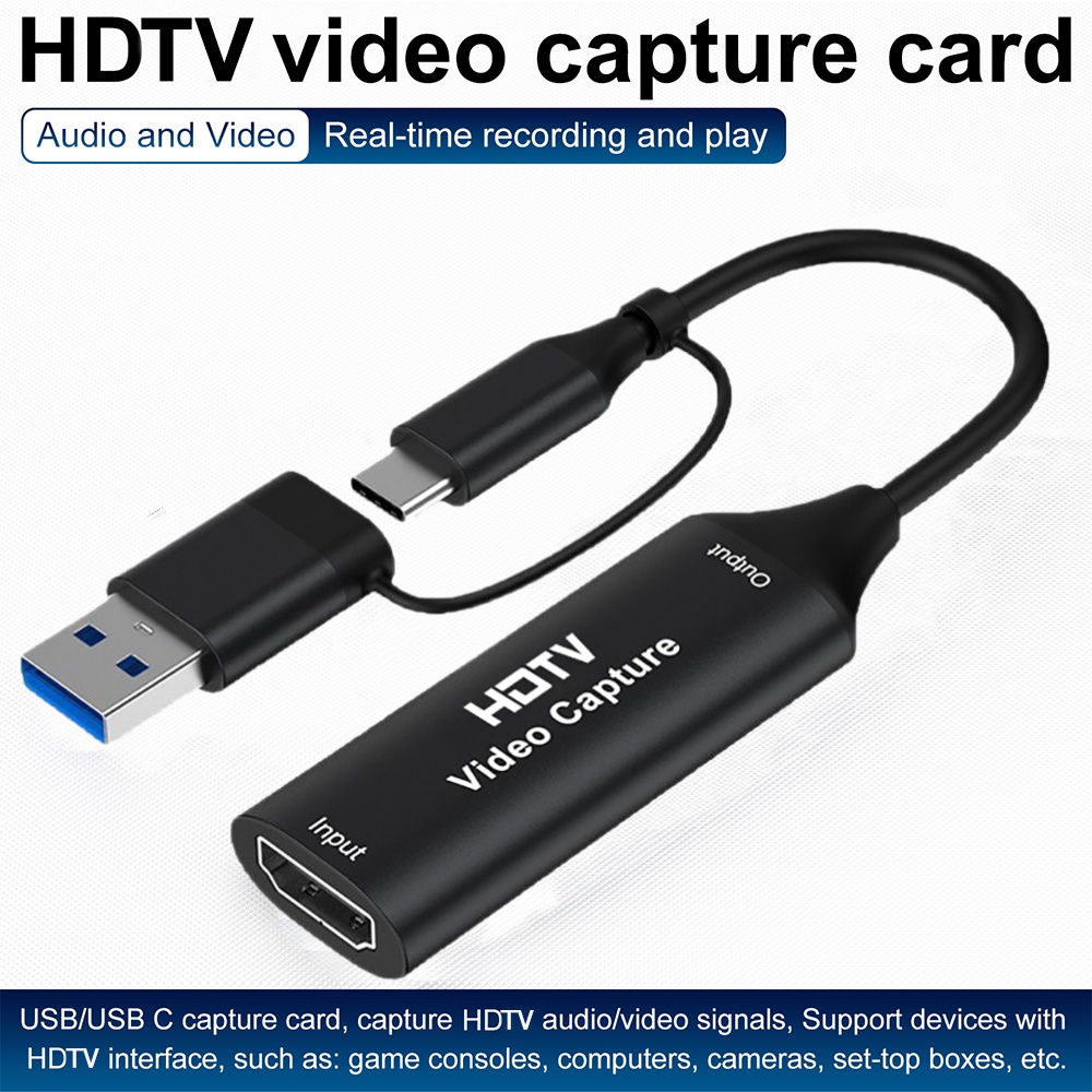 2 in 1 USB 3.0 Video Capture C - Capture Card 4K Hdmi 评论和价格