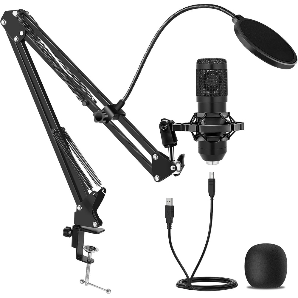 Condenser Microphone Kit with  - Microphone Arm Boom 评论和价格