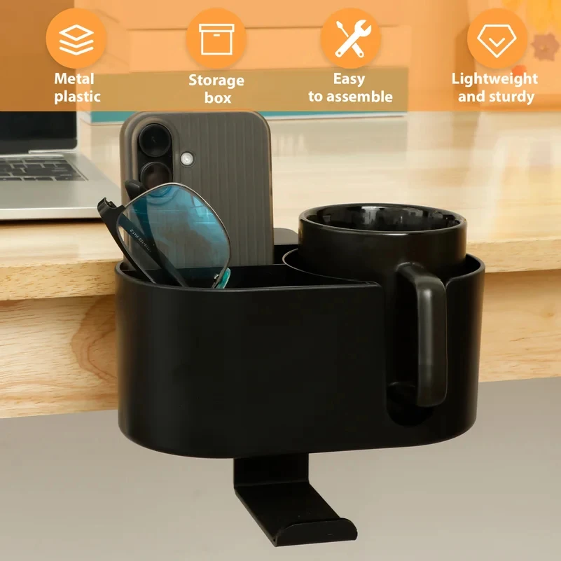 4 in 1 Desk Cup Holder Headpho - Esports Gaming Desk 评论和价格