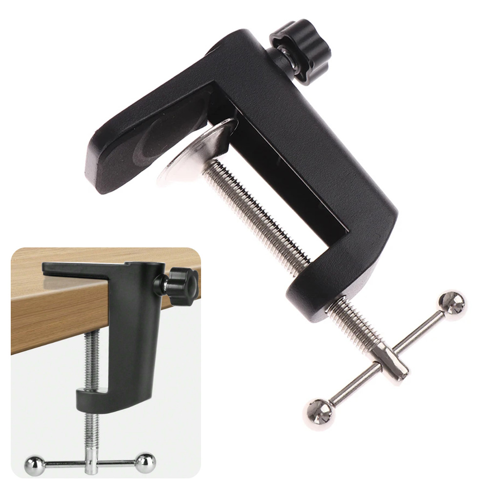 C-Shaped Clip Desk Table Mount - Microphone Arm Boom 评论和价格