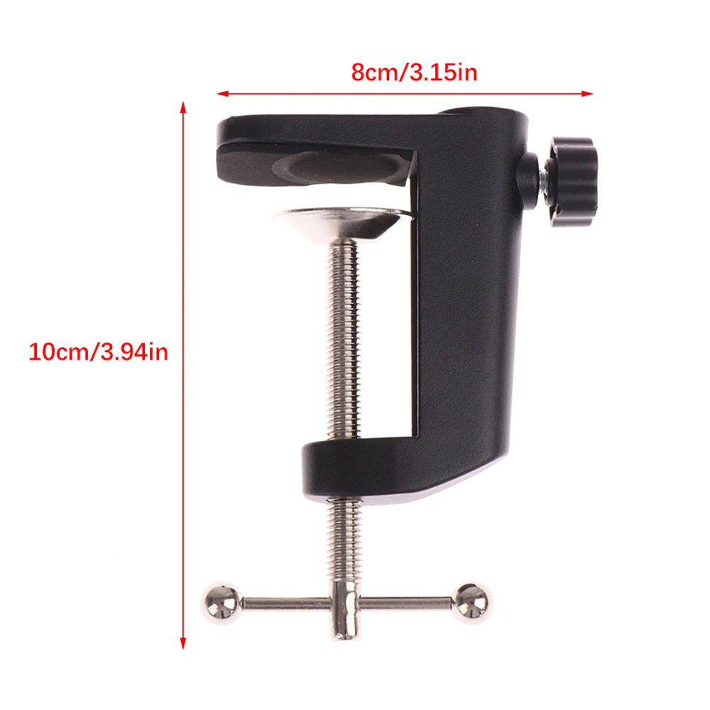 C-Shaped Clip Desk Table Mount - Microphone Arm Boom 评论和价格