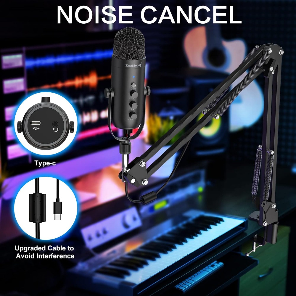 Noise Reduction Mic with Boom  - Microphone Arm Boom 评论和价格