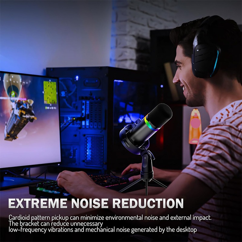 USB Gaming Microphone with Boo - Microphone Arm Boom 评论和价格